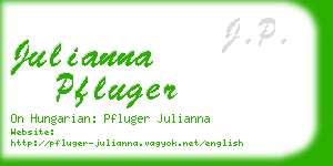 julianna pfluger business card